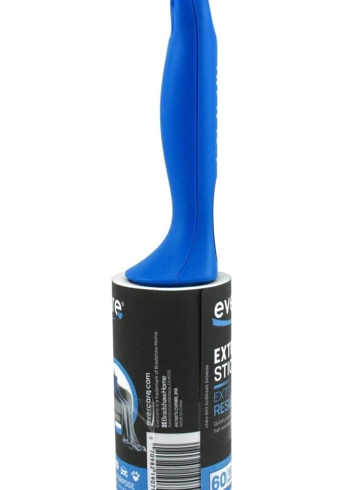Evercare Extra Sticky Lint Pick-Up Roller with 60 Sheets for Pet Hair and Debris Removal - Image 2